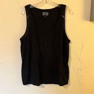 Converse One Star Black Tank Top